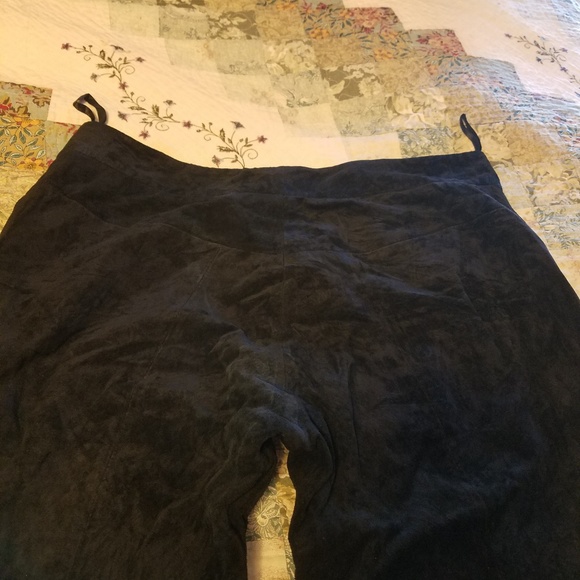 County Clothing Co suede cowboy bootcut pants - Picture 4 of 8